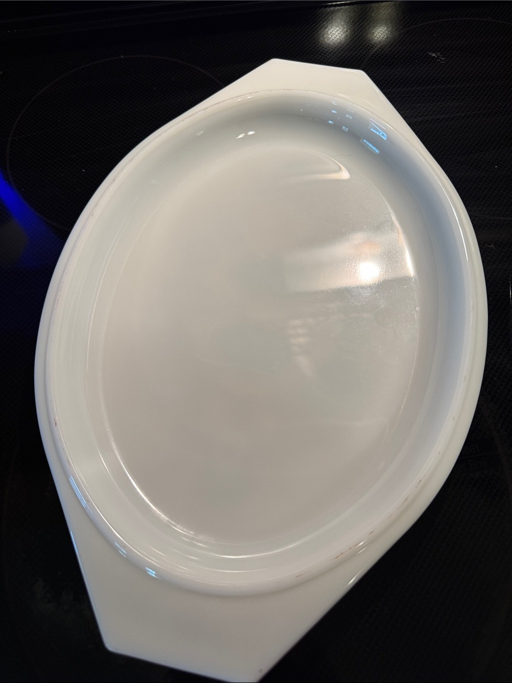 Pyrex Horizon Blue Apollo 11 Divided Casserole Dish - Picture 7 of 11